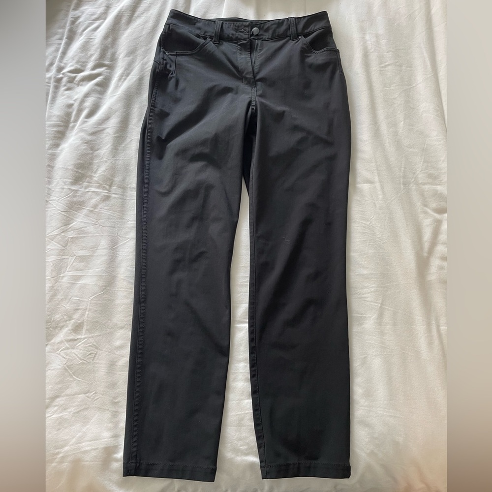 Lululemon black 3/4 dress pants